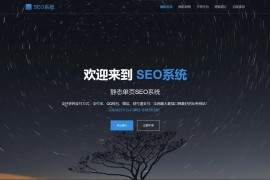 SEO站群系统单页关键词排名网站源码